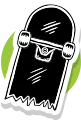 Planche de skateboard cassée